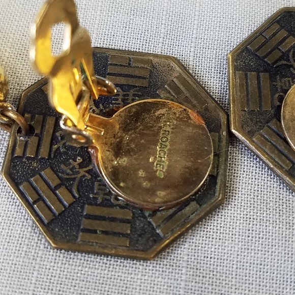 Karen Roache Unique Chinese Good Luck Crystal Clip-on Earrings - Picture 13 of 15